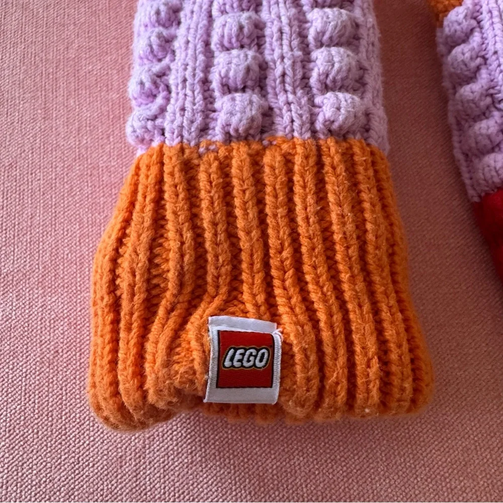 Lego x Target Kids' Multicolor Knit Mittens